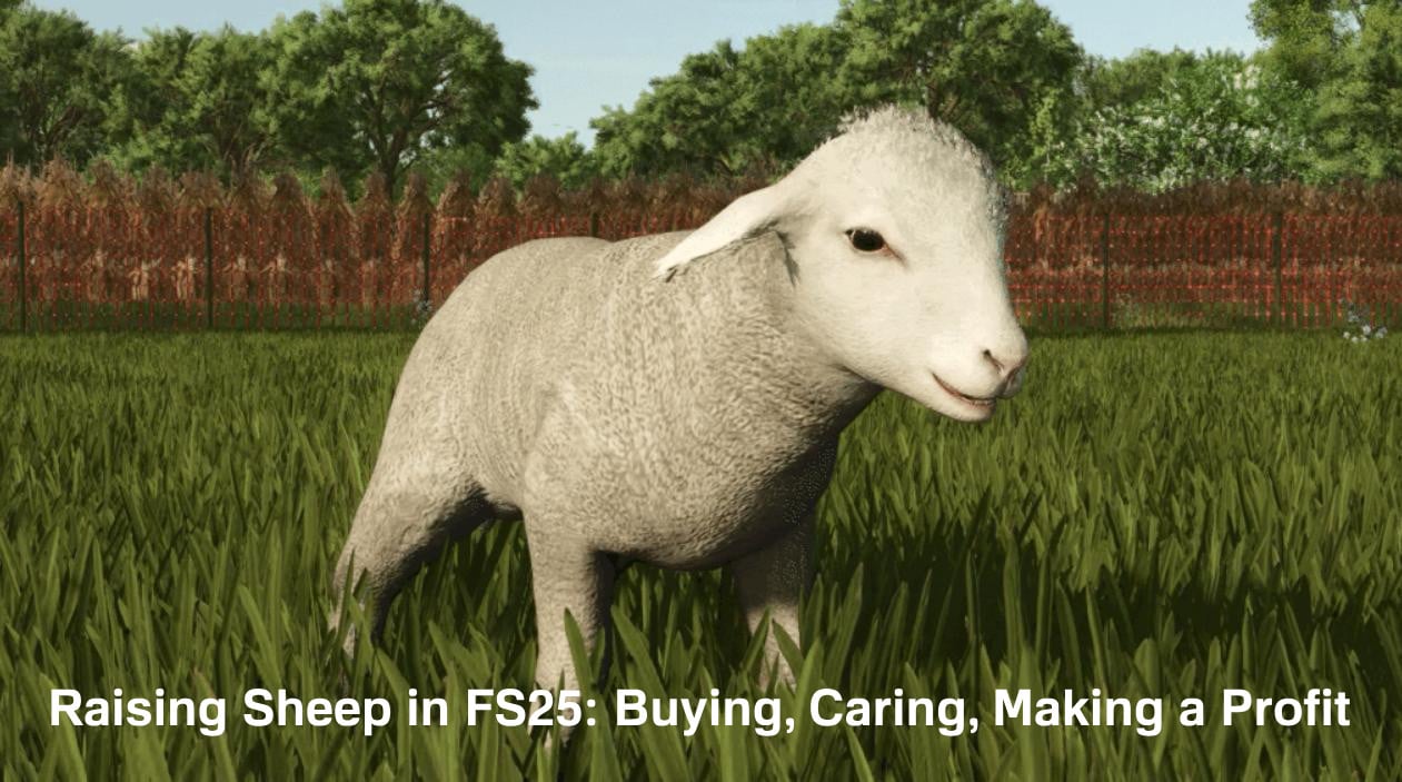 Raising Sheep in FS25: Buying, Caring, Making a Profit